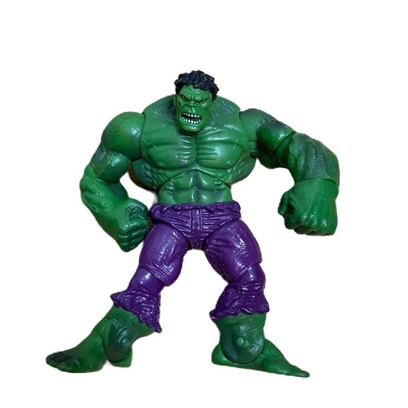 Hulk Action Figure Posable 2011 Hasbro Marvel Kids Toy Green - Picture 1 of 4